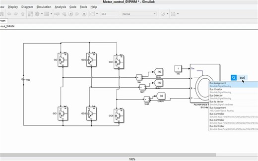感应电机Vf控制MATLAB仿真using SVPWM | Scalar Control | V/f Control