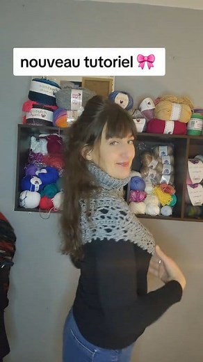 Col poncho Styl✨crochet ️🌺tutoriel sur nessacrochet youtube 😊 #LidiaCrochetTricot #fashion #crochetlove #knitting #crochetpattern #crochetinspiration #handmade #crochet #tutorial #facebookviral | nessacrochet