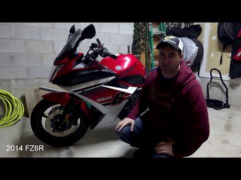 How to remove Yamaha FZ6R Fairings