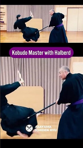 Kobudo Master with Halberd