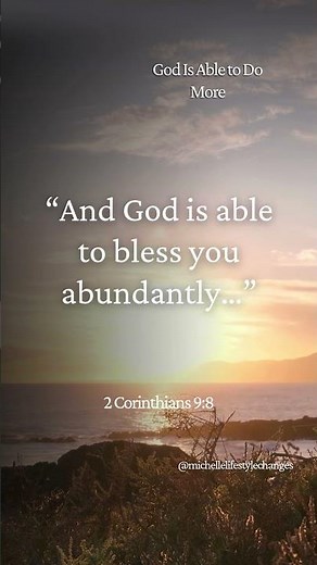 God Is Able to Do More | God's Promises