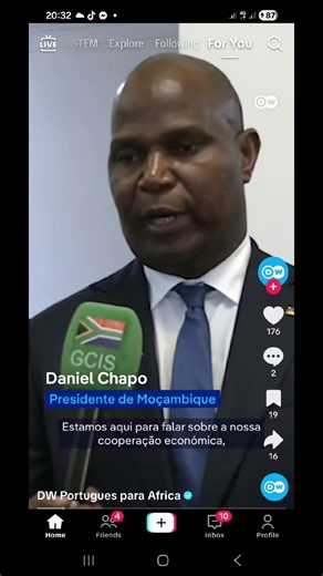 Mozambique President & Political News