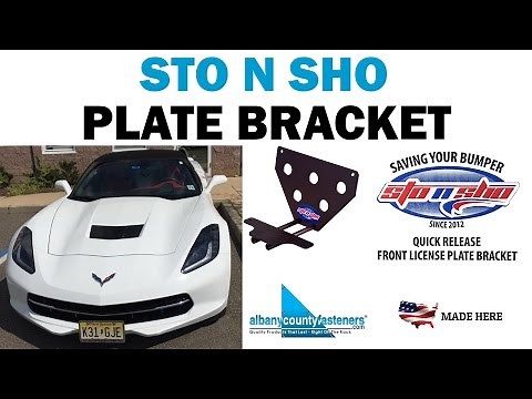 Installing a Removable STO N SHO® Corvette License Plate Bracket | Cars 101