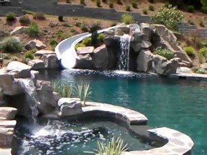 Dolphin Waterslides: Custom Fiberglass Water Slides for In ground Pool