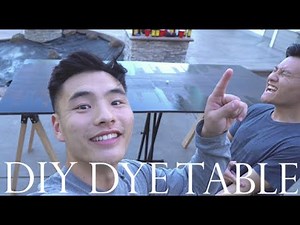 DIY PORTABLE DYE TABLE!!