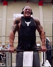 Signed in sweat. Let’s get to work and make somethin’ happen 🦾 It’s a mentality thing. Time is money and I don’t waste either. I got a family to feed and work to accomplish. Shout to my USO Tech N9ne for always providing the motivation. Shout to the GOAT Arnold Schwarzenegger for looming large and watching over me here in this hardcore heaven #hievolution1. #hardestworkerintheroom #mexico 🎥: #JonBrandonCruz | Dwayne The Rock Johnson