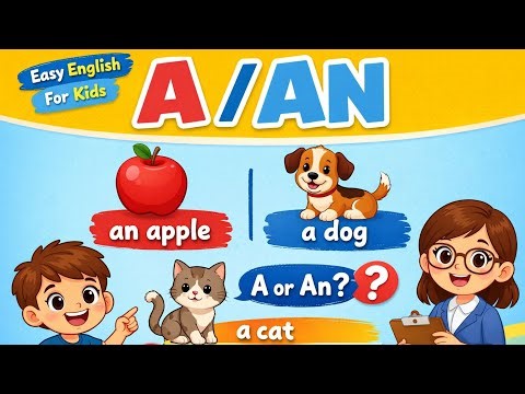A or an |Let's learn use of a/An