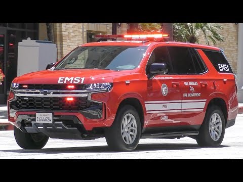 LAFD Light Force 3, EMS 1, & Rescue 11