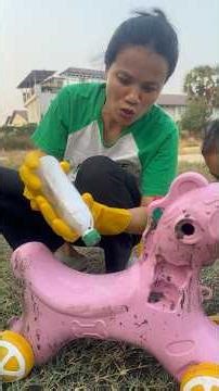 Survival Skill: Simple and USEFUL Save Cleaning toy car & LifehackWater