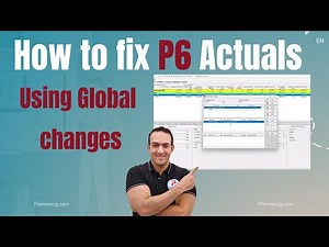3 methods for how to use Global change to make the actual Value equal to earned value