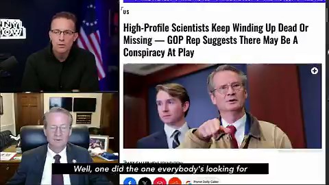 🚨 BIG: Rep. Tim Burchett says UFO Scientists Found DEAD After Testifying to Congress About UFO Files:BURCHETT: "Something dark is going on. I know these scientists and researchers. They have testified. We've got to get to the bottom of it. It's just too much, too much is going on right now -- And by the way, I'm not suicidal."Here is a list of mysterious disappearances or deaths:- Retired Air Force Maj. Gen. William Neil McCasland—missing since Feb 27, 2026- Aerospace/materials scientist Monica