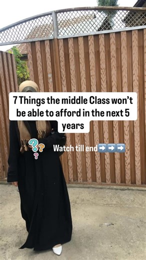 Summaiya Sumreen on Instagram: "7 Things the Middle Class Won’t Be Able to Afford in the Next 5 Years ⬇️⬇️⬇️ Caption: 🔥 Drop a “START” in the comments, and I’ll send you a free guide to help you beat these challenges — because ignoring them isn’t an option 🏡 1. Owning a Home Homes are getting pricier by the day. Even with two incomes, saving up is almost impossible. It’s no longer just about your credit score—it’s about having a hefty amount of cash ready. 🚗 2. New Cars Cars cost a fortune th
