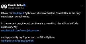 From the mail bag…