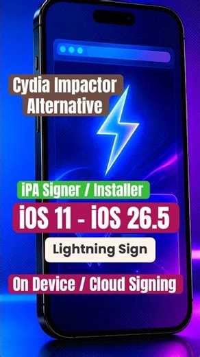 How to Sideload IPA Apps on iPhone Without a Computer Using Lightning Sign. #LightningSign #Sideload