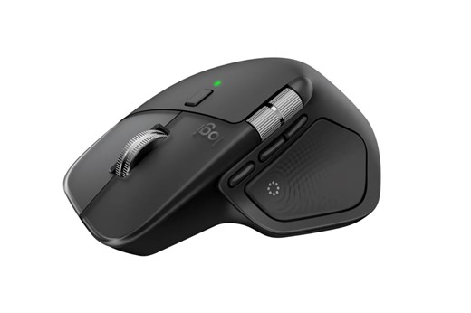 羅技推出針對針對專業工作環境打造的MX Master 4無線滑鼠，新增觸覺回饋與快捷環設計