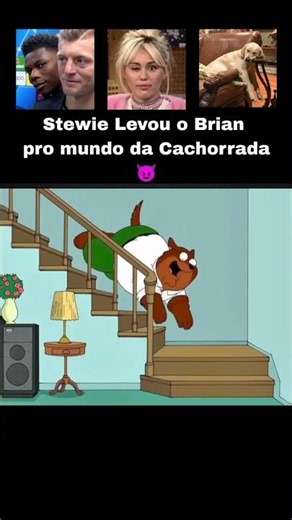 Stewie dragged Brian into the dog life 😈 #brian #stewie #peter #familyguy