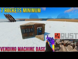 Vending Machine Shop Base *Drone Accessible* Rust Build Guide