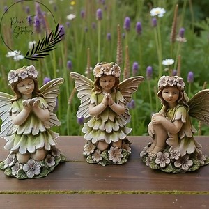 Resin Garden Fairy Statues, Cottagecore Outdoor Decor, Enchanted Yard Figurines and Garden Art. - Etsy Israel