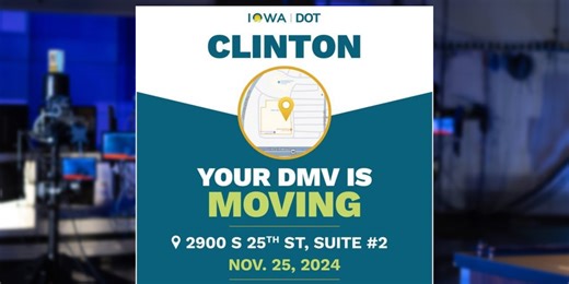 Clinton DMV to change office location