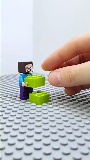 LEGO Steve Brick Stacking🧱