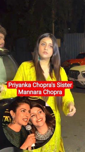 Priyanka Chopra's Sister Mannara Chopra | Lal Dupatta Song #bollywood #mannarachopra #shorts #yt