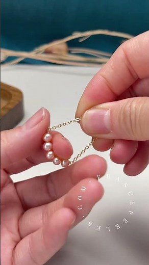 DIY smile pearl earrings - Easy Earrings🤍 Cute and delicate design #earringsdiy #jewelry