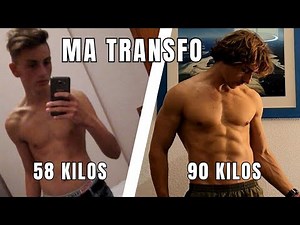 MA TRANSFORMATION PHYSIQUE EN MUSCU | DE SKINNY A MUSCLÉ (+30 KILOS)