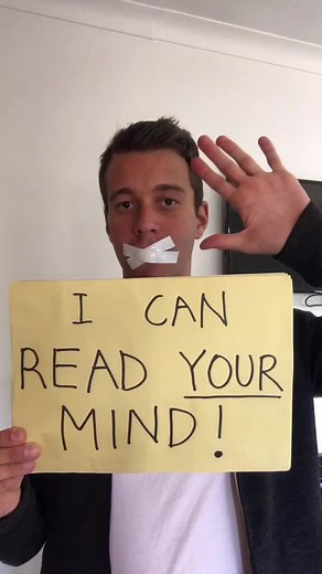 I CAN READ YOUR MIND WITHOUT TALKING 😱🤐 Did it work? Let me know #magic #foryou #foryoupage