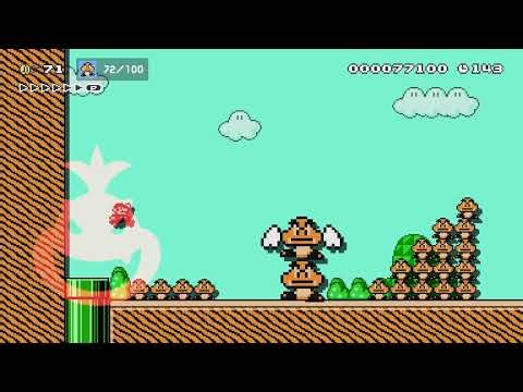 Goombas Galore by RubyyGames 🍄Super Mario Maker 2 ✹Switch✹ No Commentary #cxx