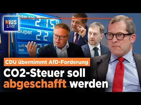 CDU adopts AfD demand: The CO2 tax should be abolished | NIUS Live 09.04.2026
