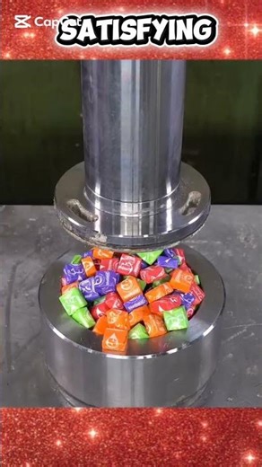 The Direct One: Hydraulic Press vs. Sour Patch Kids (Oddly Satisfying) #HydraulicPress #Satisfying