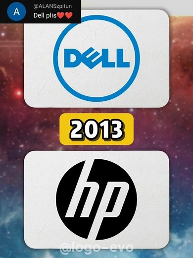 DELL VS HP (2026-1945) Logo Evolution BATTLE