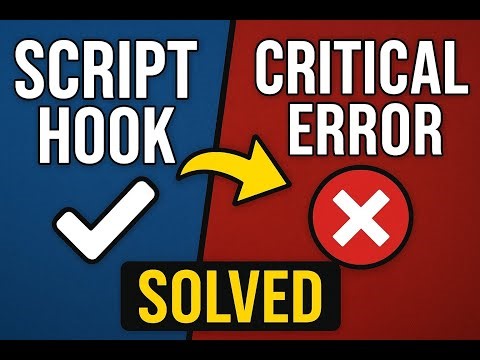 How to fix script hook v critical error GTA V | 2025