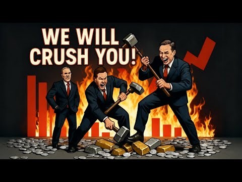 Shocking Silver & Gold Plunge: Bankers Strike Back LIVE! 🪙📉