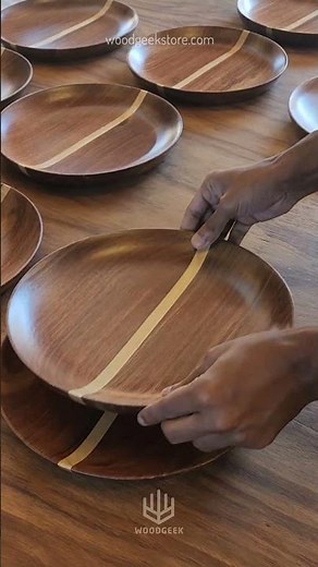 Handmade Wooden Plates | Wooden Platters At Woodgeek Workshop