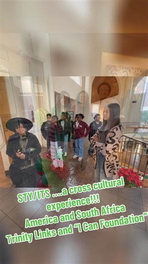 Yesterday, the Trinity (TX) Chapter of The Links, Incorporated hosted an across-the-globe cultural experience in collaboration with our I CAN Foundation partners in South Africa. Our So SMAART girls and I CAN students enjoyed a meaningful opportunity to explore both the similarities and differences in our cultures. The field trip began with a bus ride to the African American Museum, followed by a live Zoom cultural exchange that allowed students to connect, learn, and share with our sisters acro
