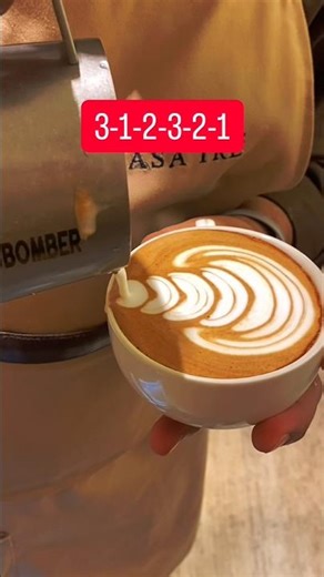 How to make more tulips stack easily #latteart #tulips #coffee #latteartist