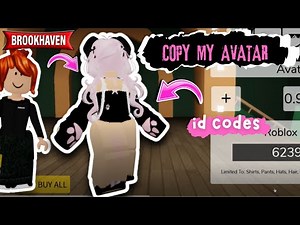 Brookhaven Outfit Codes 🖤✨ Black Cardigan Dress + Kitty Paw Warmers | Roblox Aesthetic ID Codes 2025