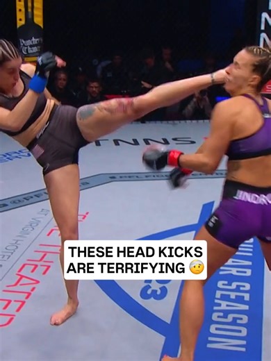 These knockouts don’t look real! Pure chaos in one head kick 🎯💣 #MMA #MuayThai #KO #kickboxing #fblifestyle | PFL MMA Live