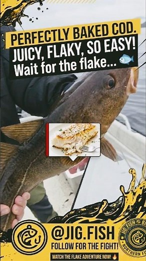 The Secret to the Perfect Baked Cod! 🐟🏆 #perfectcod