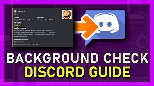 How To Run a Background Check on a User on Discord — Tech How