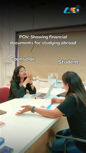 Counselor vs Student / Showing Financial Docs for Studying Abroad 😧😧