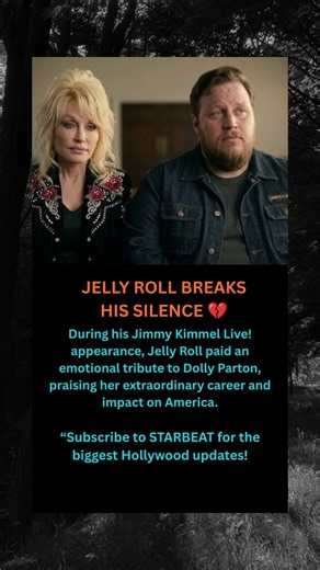 Jelly Roll Honors Dolly Parton in an Emotional Moment #latestamericancelebritygossips #hollywoodbuzz