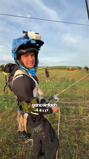 Wie kommst du überhaupt oben auf den Ballon?