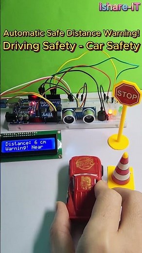 Automatic Safe Distance Warning !