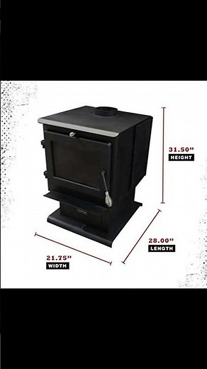 Transform Your Space with the Cleveland Iron Works Huron Wood Stove
