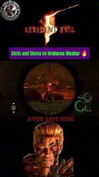 Resident evil 5 Chris and Sheva vs Uroboros Wesker 🔥 #residentevil5