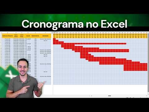 Como Fazer Cronograma de Projetos no Excel com Gráfico de Gantt