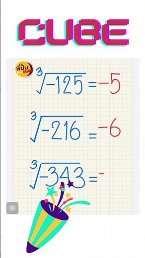 Cube Roots of Negative Number #math