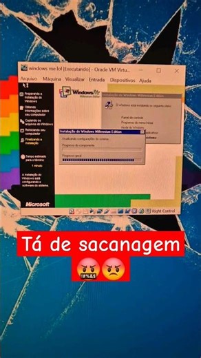 Windows ME is bad at everything, even the installation 😅😂